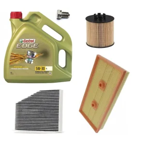 Bezpieczna płatność Castrol Edge 5W30 4l + Filtry Vw Golf V 1.6 Fsi 115km 2003-2008