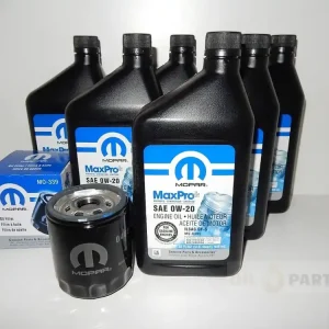 Wyprzedaż Mopar 0W20 5.67l + Filtr Oleju Jeep Cherokee Kl 2.4l 2014 -