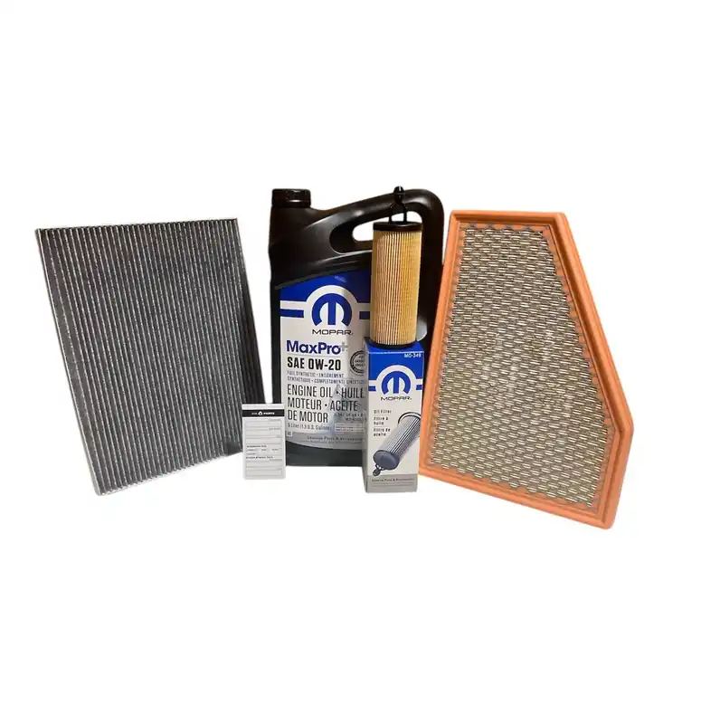 Mopar 0W20 5l + Filtry Jeep Grand Cherokee L 3,6 2021- Oferta limitowana