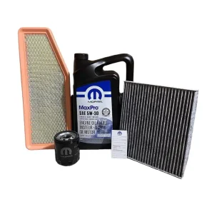 Mopar 5W30 5l + Filtry JeepCherokee 2.0 Turbo 2019 - Szybka dostawa