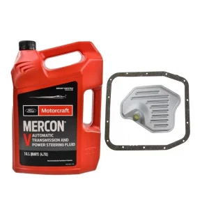 Ostatnia szansa Motorcraft Mercon V 5qt + Filtr Skrzyni Biegów 4R70W 4R75W Ford