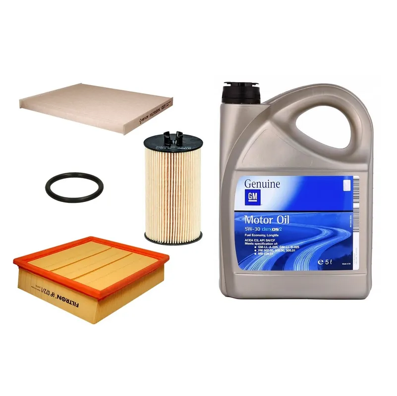 Rabat Olej Gm 5W30 5l + Filtry Opel Corsa D 1.2 1.4 16v
