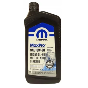 Olej Mopar 10W30 1l Jeep Chysler Dodge Popularny