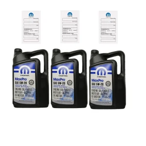 Autentyczny Olej Mopar 5W20 15l Jeep Dodge Chrysler