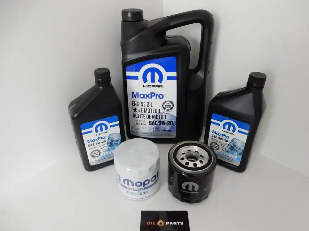 Oferta Olej Mopar 5W20 7l + Filtr Oleju Dodge Ram- Jeep Hemi