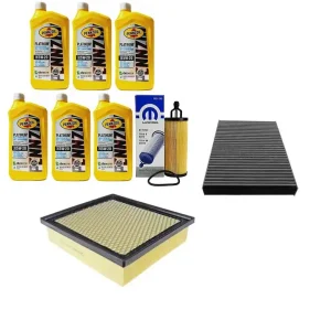 Pennzoil 5W20 6qt + Filtry Jeep Grand Cherokee wk2 3.6l v6 Bezpieczna płatność