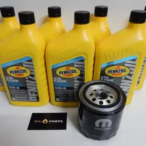 Oryginalny Pennzoil 0W40 7 Qt + Filtr Oleju Mopar Dodge Charger Challenger 6.4 srt8
