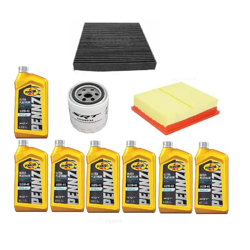 Pennzoil 0W40 7qt + Filtry Dodge Durango 6.4l Srt 2018- Bezpieczna płatność