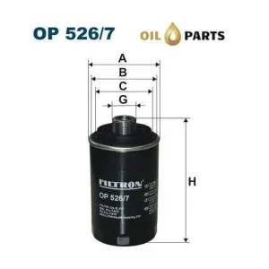 Autentyczny Filtr Oleju Filtron Op 526/7