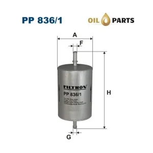 Tylko dziś Filtr Paliwa Filtron Pp 836/1