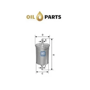 Filtr Paliwa Ufi 31.718.00 Niska cena