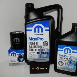 Autentyczny Mopar 5W20 6l + Filtr Oleju 04892339ab