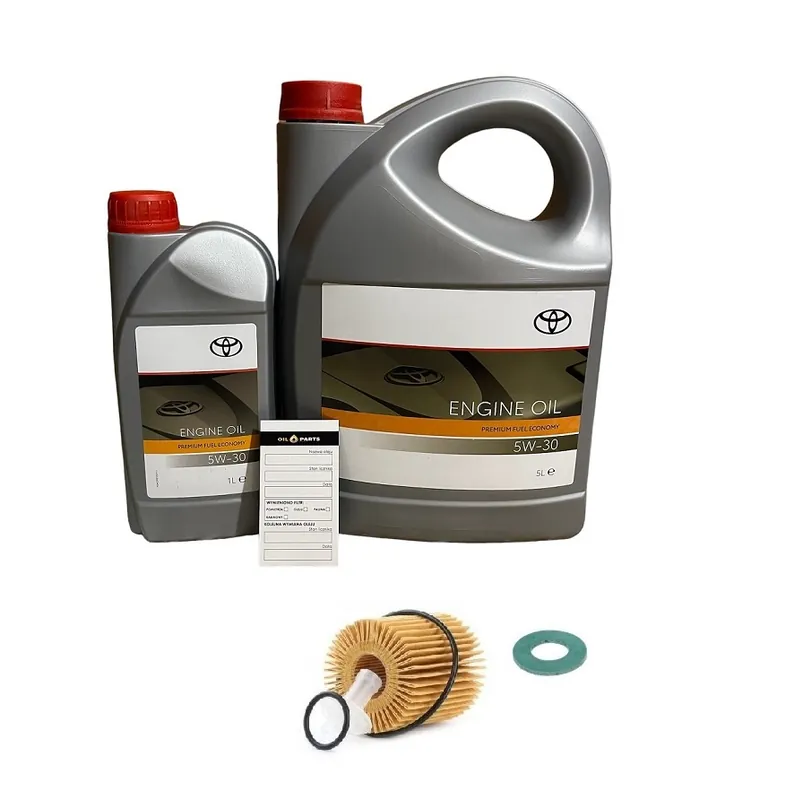 Olej Toyota 5W30 c2 6l + Filtr Oleju Toyota Rav 4 Iv 2.0 D 124km 2012-2018 Ekspresowa dostawa