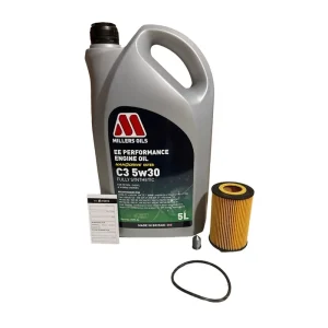 Rabat Zestaw Olejowy Millers 5W30 5l+Oe Filtr Oleju Vw Golf 7 Tdi