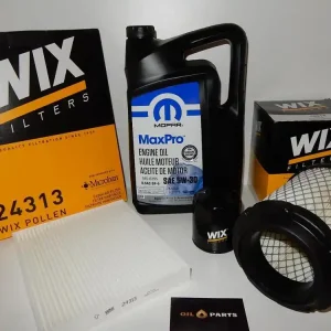 Zestaw Serwisowy Mopar 5W30 5l + Filtry Wix Jeep Patriot 2.0 2.4 Ekspresowa dostawa