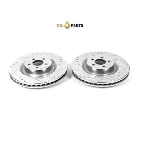 2015-2019 Mustang Gt (6-Tłoczkowe) Power Stop z26 Tarcze Hamulcowe Przód Tani