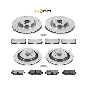 Hamulce Przód Tył Powerstop z26 Ford Mustang 5.0 Gt 2015- Brembo Oryginalny