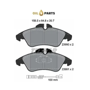 Autentyczny Klocki Hamulcowe Przód Textar 2399002