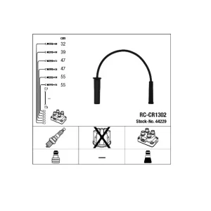 Oferta limitowana Przewod Zaplonowy Rc-cr1302 Chrysler Voyager Iii/Iv 3.3/3.8 2003 -