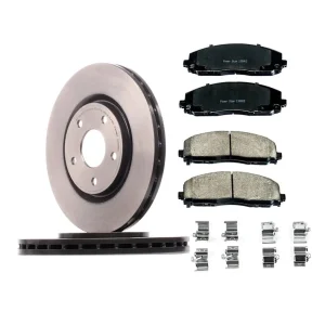 Wysoka jakość Tarcze Przód Brembo + Klocki Ceramiczne Powerstop Chrysler Pacifica 2016-