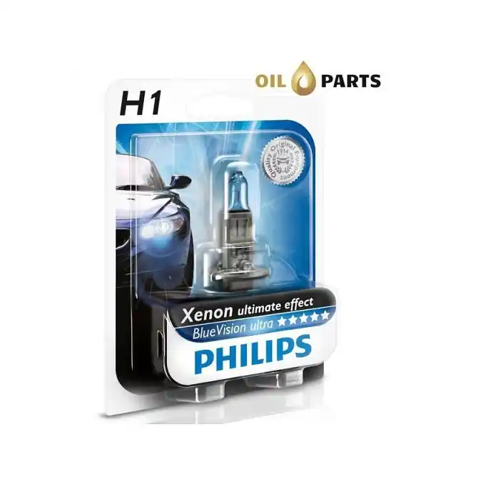 Tani ŻARÓWKA PHILIPS H1 bluevision blister 1szt.