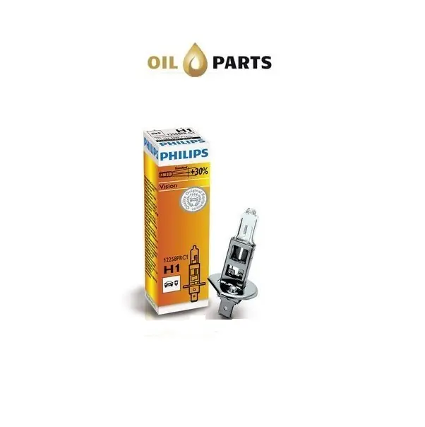 Nowość ŻARÓWKA PHILIPS H1 vision +30% karton 1szt.