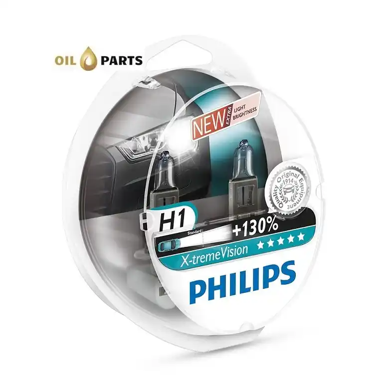 Najlepsza cena ŻARÓWKA PHILIPS H1 X-tremeVision +130% set 2szt.
