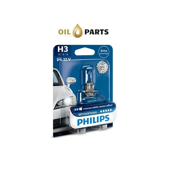 ŻARÓWKA PHILIPS H3 WHITEVISION blister 1szt. Najlepsza cena