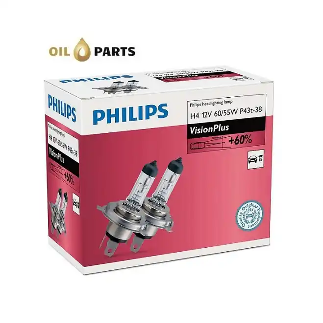 Niska cena ŻARÓWKA PHILIPS H4 VISION +60% karton 2szt.