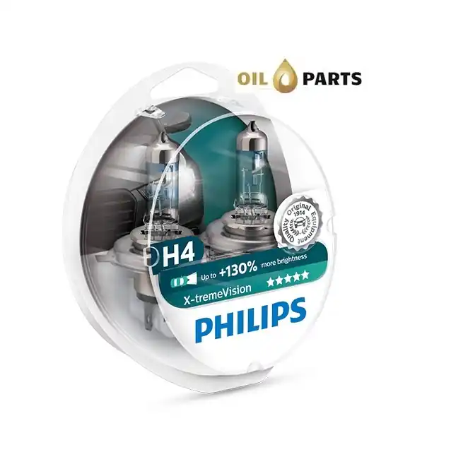 ŻARÓWKI PHILIPS H4 X-TREME VISION +130% box 2szt. Tani