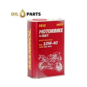 Zamów teraz Olej Mannol 10W40 Motorbike Ester 4t 4l