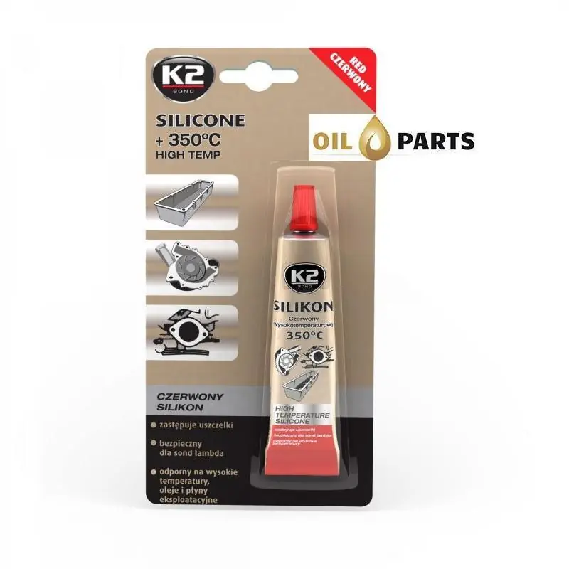 Silikon Wysokotemp Czerwony Do 350c Blister k2 21g Oferta