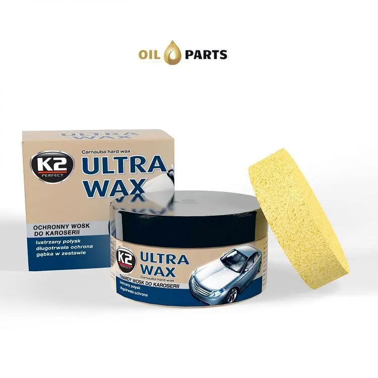 k2 Wosk Pasta Carnauba +Gabka Ultra Wax Zwrot pieniędzy