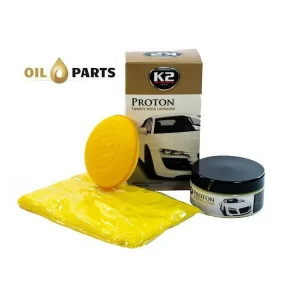 Najlepsza cena Wosk Proton 200g + Gąbka + Mikrowłókno Twardy Wosk Carnauba