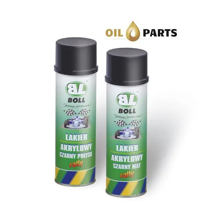 Autentyczny Boll Lakier Akrylowy Czarny Połysk 500ml