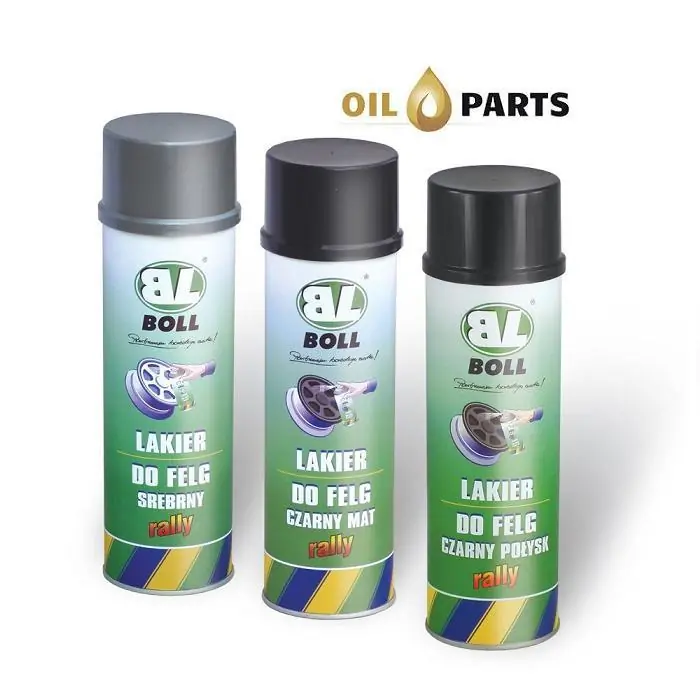 Bezpieczna płatność Boll Lakier Do Felg Samochodowych Czrany Mat Spray 500ml