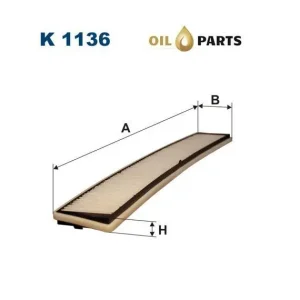 Filtr Kabinowy Filtron K 1136 Niska cena