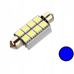 Zamów teraz LED SV8.5 niebieska 12V Canbus 42mm C3W C5W C10W