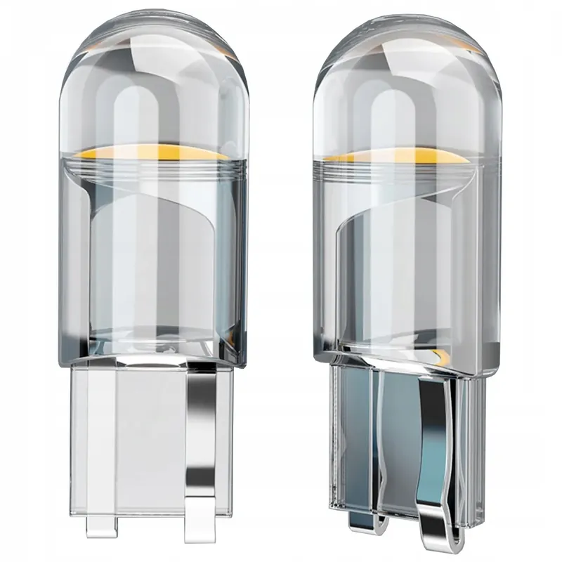 2 x ŻARÓWKA LED W5W KRYSTALICZNA LEDOWA T10 SPHERE COB 360' WHITE kpl- Oferta