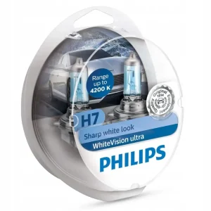 Oryginalny ŻARÓWKI PHILIPS H7 ULTRAVISION 12V 55W 2 SZT + W5W