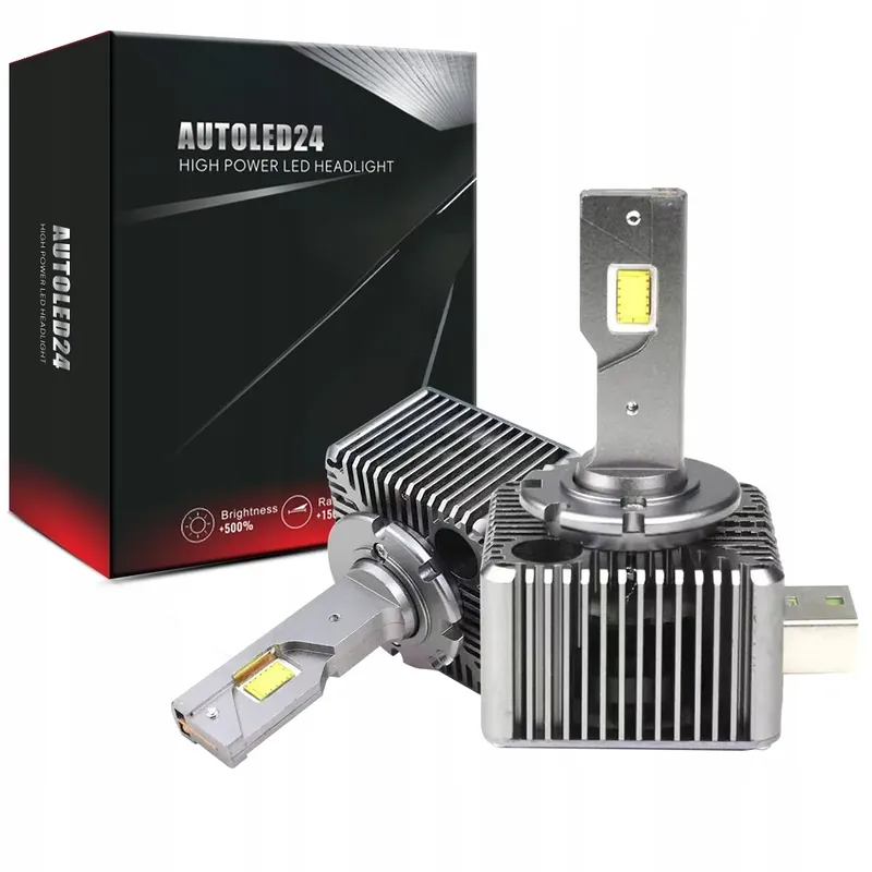 ŻARÓWKI LED ŻARNIKI D1S D1R D3S RETRIFY P&P CANBUS ULTRA MOCNE HID TO LED Najlepsza cena