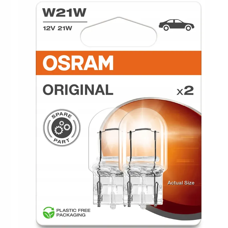 Najlepsza cena Osram W21W Żarówka Samochodowa Halogenowa Original Line EPACK