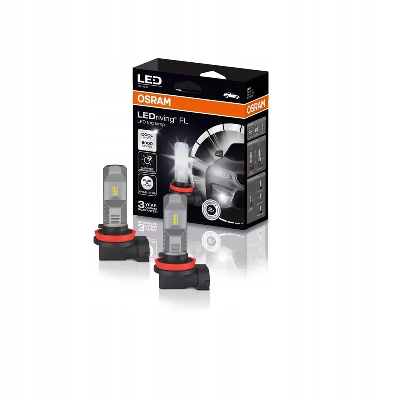 Osram Żarówki Samochdowoe LEDOWE Led FL H8/H11/H16 EPACK Nowość