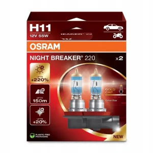 ŻARÓWKA H11 NIGHT BREAKER +220% Premium