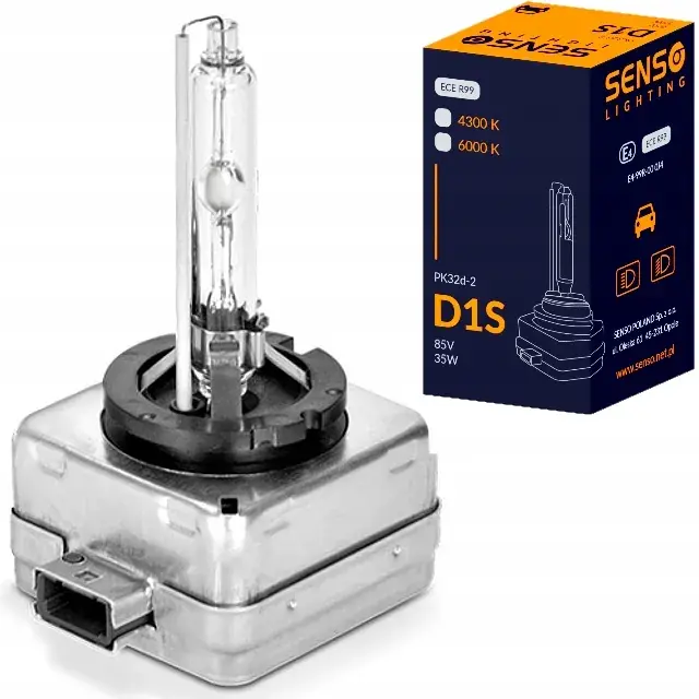 Oferta ŻARNIK SENSO D1S 6000K XENON HOMOLOGACJA E4 BASIC ZIMNA BIEL