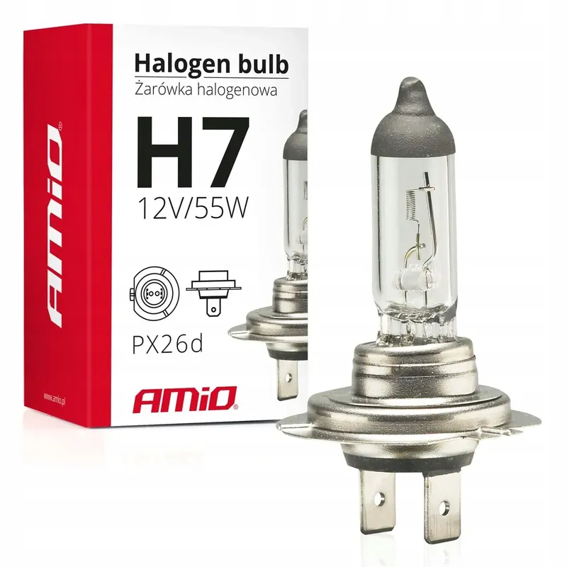 Żarówka halogenowa H7 12V 55W filtr UV (E4) Zamów teraz