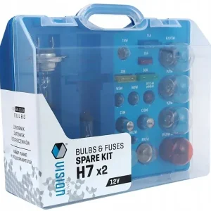 ZASOBNIK VISION ŻARÓWKI 2X H7 12V + 17 ELEMENTÓW Wysoka jakość