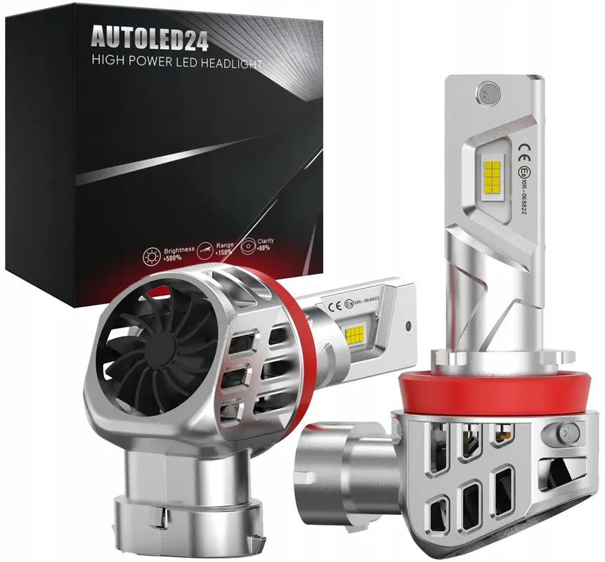ŻARÓWKI LED MOTORHOOK H8 CSP CANBUS PRO HOMOLOGACJA E8 RETRIFY ULTRA MOCNE Oferta
