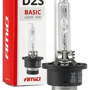 Popularny Żarówka ksenonowa żarnik xenon D2S 6000K homologacja E4 1 szt. MOCNA JASNA