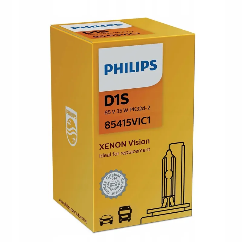 Popularny Philips D1S Vision Xenon Żarnik 4600K 35W 85V